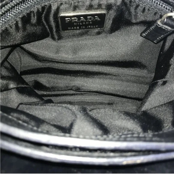 PRADA Panier handbag - black with dust bag - Picture 6 of 9